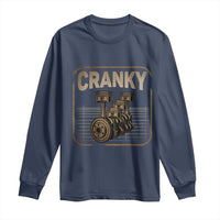 Funny Cranky Car Engine Crankshaft Cars Lover Mechanics Long Sleeve Shirt Fathers Day - Wonder Print Shop