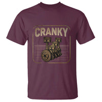 Funny Cranky Car Engine Crankshaft Cars Lover Mechanics T Shirt Fathers Day - Wonder Print Shop