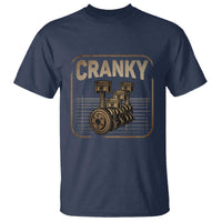 Funny Cranky Car Engine Crankshaft Cars Lover Mechanics T Shirt Fathers Day - Wonder Print Shop
