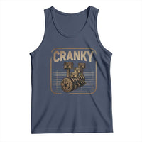 Funny Cranky Car Engine Crankshaft Cars Lover Mechanics Tank Top Fathers Day - Wonder Print Shop
