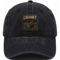 Funny Cranky Car Engine Crankshaft Cars Lover Mechanics Washed Cotton Baseball Cap Fathers Day