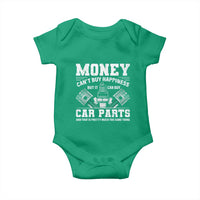 Funny Car Mechanic Gag Baby Onesie Money Cant Buy Happiness But It Can Buy Car Parts - Wonder Print Shop