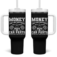 Funny Car Mechanic Gag Tumbler With Handle Money Cant Buy Happiness But It Can Buy Car Parts - Wonder Print Shop
