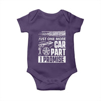 Funny Car Mechanic Just One More Car Part I Promise Baby Onesie Car Lover Gag - Wonder Print Shop