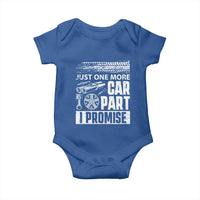 Funny Car Mechanic Just One More Car Part I Promise Baby Onesie Car Lover Gag - Wonder Print Shop