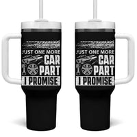 Funny Car Mechanic Just One More Car Part I Promise Tumbler With Handle Car Lover Gag - Wonder Print Shop