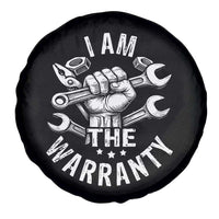 Funny I Am The Warranty Mechanic Spare Tire Cover Race Car Parts - Wonder Print Shop