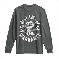 Funny I Am The Warranty Mechanic Long Sleeve Shirt Race Car Parts - Wonder Print Shop