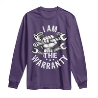 Funny I Am The Warranty Mechanic Long Sleeve Shirt Race Car Parts - Wonder Print Shop