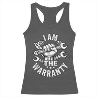 Funny I Am The Warranty Mechanic Racerback Tank Top Race Car Parts - Wonder Print Shop