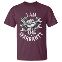 Funny I Am The Warranty Mechanic T Shirt Race Car Parts - Wonder Print Shop