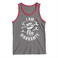 Funny I Am The Warranty Mechanic Tank Top Race Car Parts - Wonder Print Shop