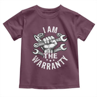 Funny I Am The Warranty Mechanic Toddler T Shirt Race Car Parts - Wonder Print Shop