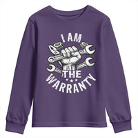 Funny I Am The Warranty Mechanic Youth Sweatshirt Race Car Parts - Wonder Print Shop