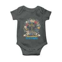 Funny I Survived Midsommar Festival Baby Onesie Sweden Summer Festival Maypole