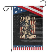George Washington Playing Guitar 4th July US 250th Anniversary Patriotic Garden Flag