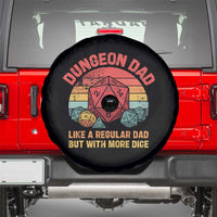 Dungeon Dad Like A Regular Dad But With More Dice Spare Tire Cover RPG Father Gamer