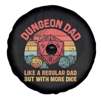 Dungeon Dad Like A Regular Dad But With More Dice Spare Tire Cover RPG Father Gamer
