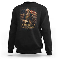 George Washington Playing Guitar USA 250th Anniversary Vintage 4th of July Sweatshirt