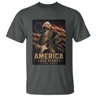 George Washington Playing Guitar USA 250th Anniversary Vintage 4th of July T Shirt