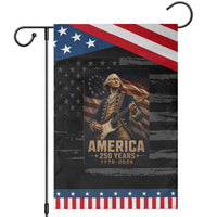 George Washington Playing Guitar USA 250th Anniversary Vintage 4th of July Patriotic Garden Flag