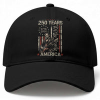 Abraham Lincoln Playing Guitar 4th July 250 Years America Baseball Cap