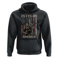 Abraham Lincoln Playing Guitar 4th July 250 Years America Hoodie