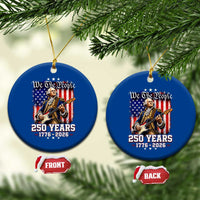 George Washington Playing Guitar 250th Anniversary USA Ceramic Ornament We The People 250 Years 1776 2026