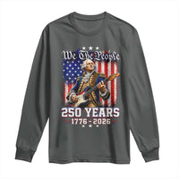 George Washington Playing Guitar 250th Anniversary USA Long Sleeve Shirt We The People 250 Years 1776 2026