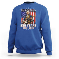 George Washington Playing Guitar 250th Anniversary USA Sweatshirt We The People 250 Years 1776 2026