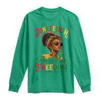 Juneteenth Rooted In Freedom Since 1865 Long Sleeve Shirt Black Women African American