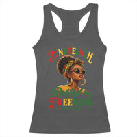 Juneteenth Rooted In Freedom Since 1865 Racerback Tank Top Black Women African American