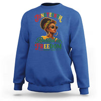 Juneteenth Rooted In Freedom Since 1865 Sweatshirt Black Women African American