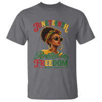 Juneteenth Rooted In Freedom Since 1865 T Shirt Black Women African American