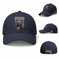 George Washington Playing Guitar 250 Years of Freedom Baseball Cap