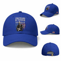 George Washington Playing Guitar 250 Years of Freedom Baseball Cap