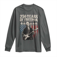 George Washington Playing Guitar 250 Years of Freedom Long Sleeve Shirt