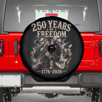 George Washington Lincoln Playing Guitar USA 250th Anniversary Spare Tire Cover 250 Years Of Freedom 1776 2026