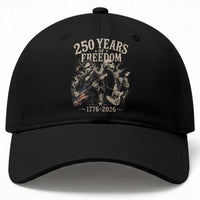 George Washington Lincoln Playing Guitar USA 250th Anniversary Baseball Cap 250 Years Of Freedom 1776 2026