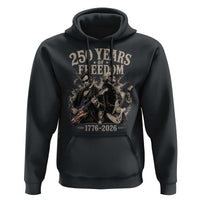 George Washington Lincoln Playing Guitar USA 250th Anniversary Hoodie 250 Years Of Freedom 1776 2026