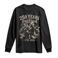 George Washington Lincoln Playing Guitar USA 250th Anniversary Long Sleeve Shirt 250 Years Of Freedom 1776 2026
