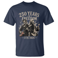 George Washington Lincoln Playing Guitar USA 250th Anniversary T Shirt 250 Years Of Freedom 1776 2026