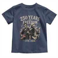George Washington Lincoln Playing Guitar USA 250th Anniversary Toddler T Shirt 250 Years Of Freedom 1776 2026