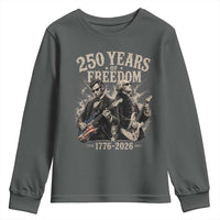 George Washington Lincoln Playing Guitar USA 250th Anniversary Youth Sweatshirt 250 Years Of Freedom 1776 2026