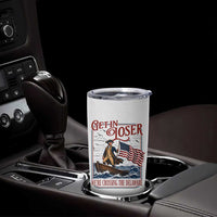 Get In Loser We're Crossing The Delaware Tumbler Cup Funny George Washington US 250th 4th Of July
