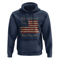 Funny The British Blew A Thirteen Colony Lead Hoodie 4Th Of July Betsy Ross Flag - Wonder Print Shop