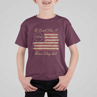 Funny The British Blew A Thirteen Colony Lead T Shirt For Kid 4Th Of July Betsy Ross Flag - Wonder Print Shop