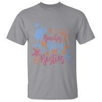 Funny Girls Trip T Shirt Beaches Booze And Besties Seashell Cocktail - Wonder Print Shop