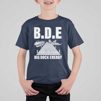 Funny BDE Big Dock Energy T Shirt For Kid Lake And Boating Lover - Wonder Print Shop