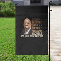 Rep John Lewis Garden Flag Get In Good Necessary Trouble Social Justice - Wonder Print Shop